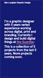 Mobile Screenshot of benlongdendesign.co.uk